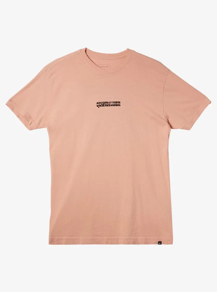 Tees Men Quiksilver Enjoy The Ride Mtz TShirt Dusty Pink