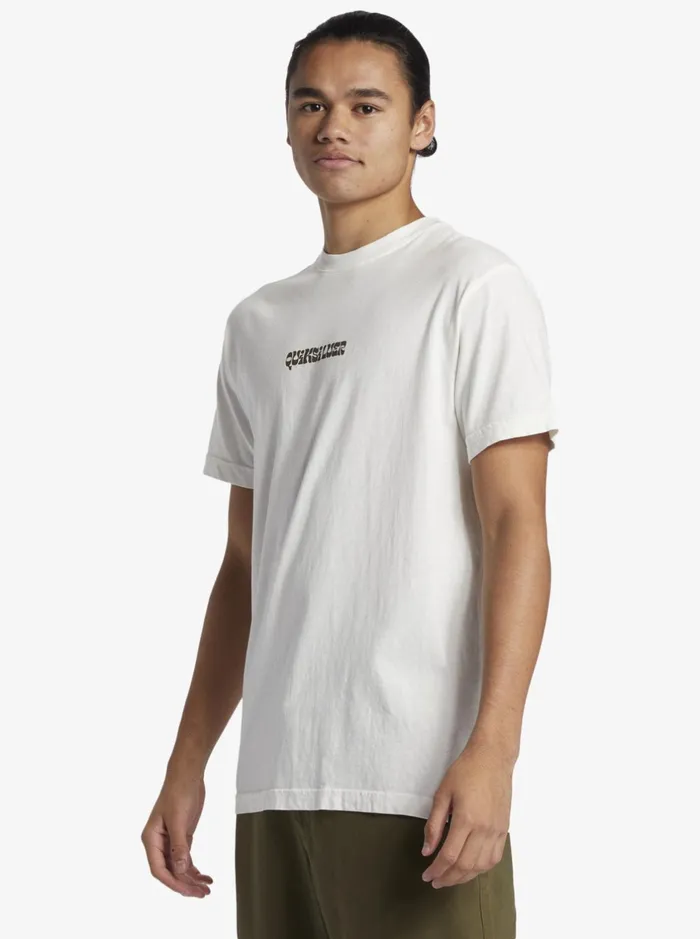 Tees Men Quiksilver Enjoy The Ride Mtz TShirt Gardenia Tees Men Quiksilver Enjoy The Ride Mtz TShirt Gardenia