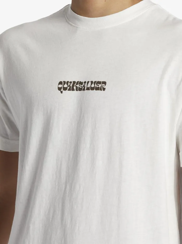 Tees Men Quiksilver Enjoy The Ride Mtz TShirt Gardenia Tees Men Quiksilver Enjoy The Ride Mtz TShirt Gardenia