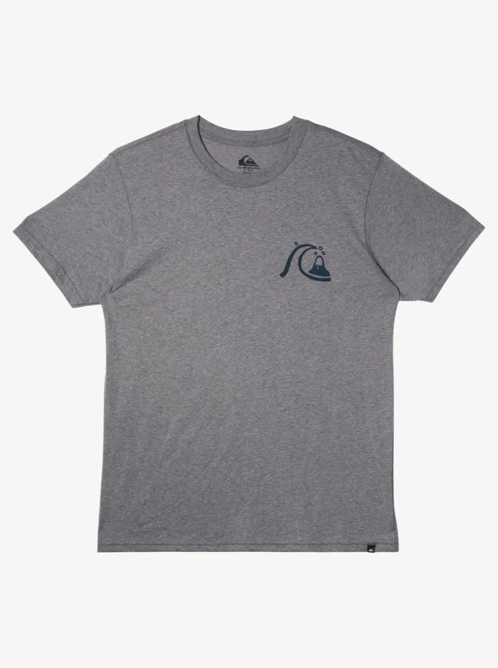 Tees Men Quiksilver Free Range Mod TShirt Medium Grey Heather