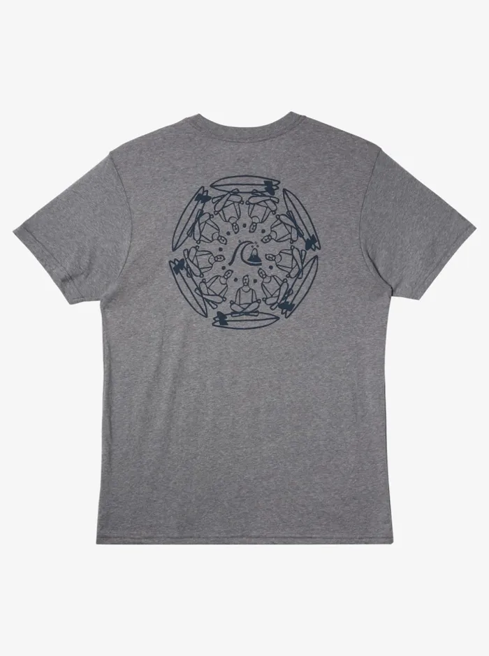 Tees Men Quiksilver Free Range Mod TShirt Medium Grey Heather Tees Men Quiksilver Free Range Mod TShirt Medium Grey Heather