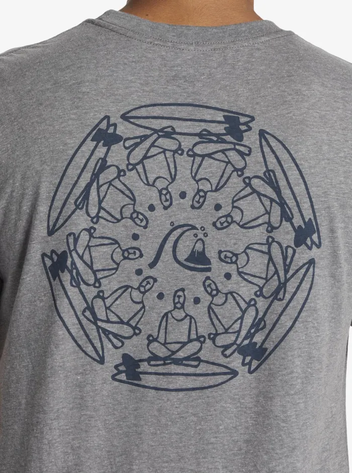 Tees Men Quiksilver Free Range Mod TShirt Medium Grey Heather Tees Men Quiksilver Free Range Mod TShirt Medium Grey Heather