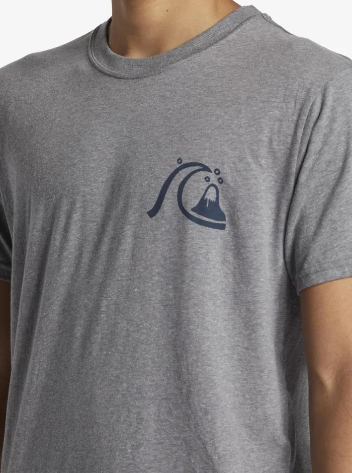 Tees Men Quiksilver Free Range Mod TShirt Medium Grey Heather Tees Men Quiksilver Free Range Mod TShirt Medium Grey Heather