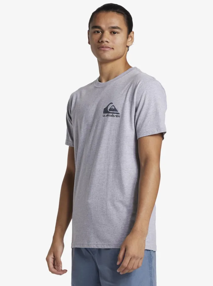 Tees Men Quiksilver Funky Filler TShirt Athletic Heather Tees Men Quiksilver Funky Filler TShirt Athletic Heather