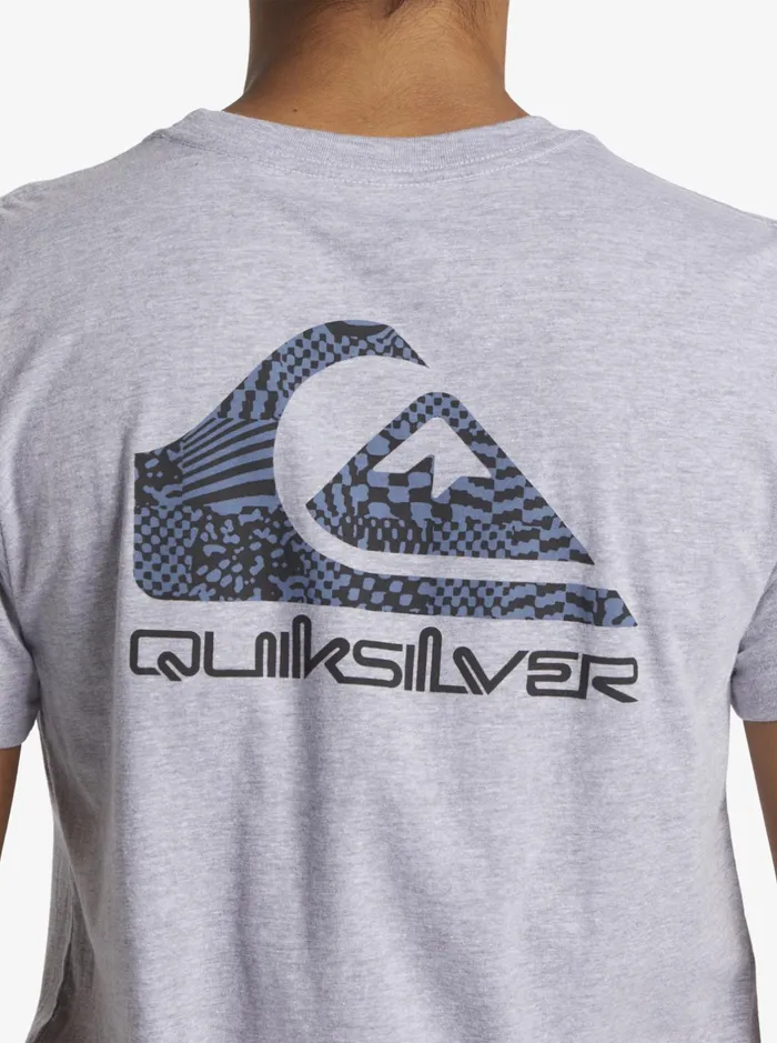 Tees Men Quiksilver Funky Filler TShirt Athletic Heather Tees Men Quiksilver Funky Filler TShirt Athletic Heather