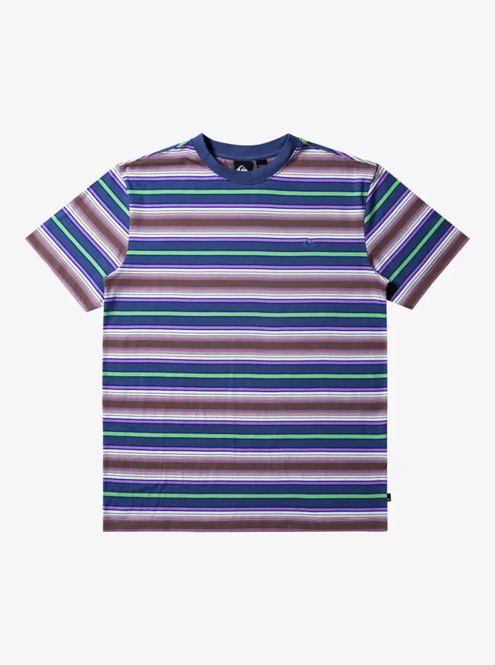 Tees Men Quiksilver Geller Stripe TShirt Geller Bering Stripe