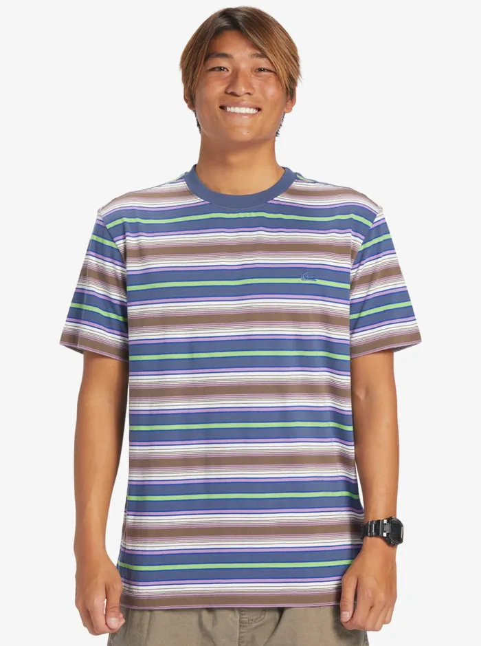 Tees Men Quiksilver Geller Stripe TShirt Geller Bering Stripe Tees Men Quiksilver Geller Stripe TShirt Geller Bering Stripe