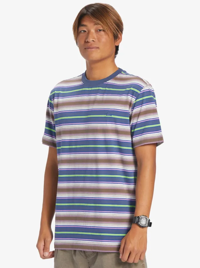 Tees Men Quiksilver Geller Stripe TShirt Geller Bering Stripe Tees Men Quiksilver Geller Stripe TShirt Geller Bering Stripe