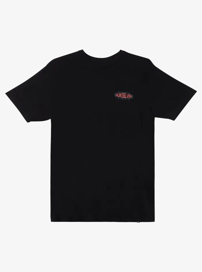 Tees Men Quiksilver Guard Dog Mtz TShirt Black