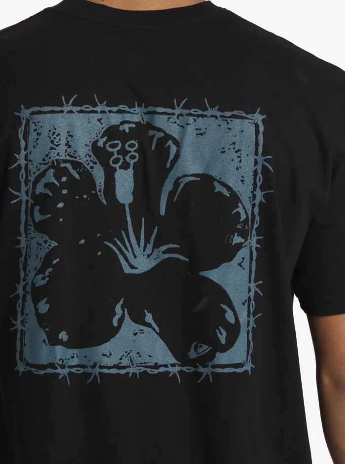 Tees Men Quiksilver Guard Dog Mtz TShirt Black Tees Men Quiksilver Guard Dog Mtz TShirt Black