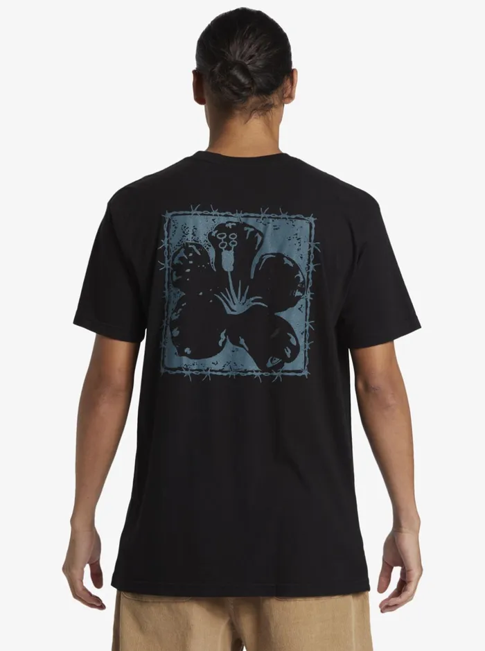 Tees Men Quiksilver Guard Dog Mtz TShirt Black Tees Men Quiksilver Guard Dog Mtz TShirt Black