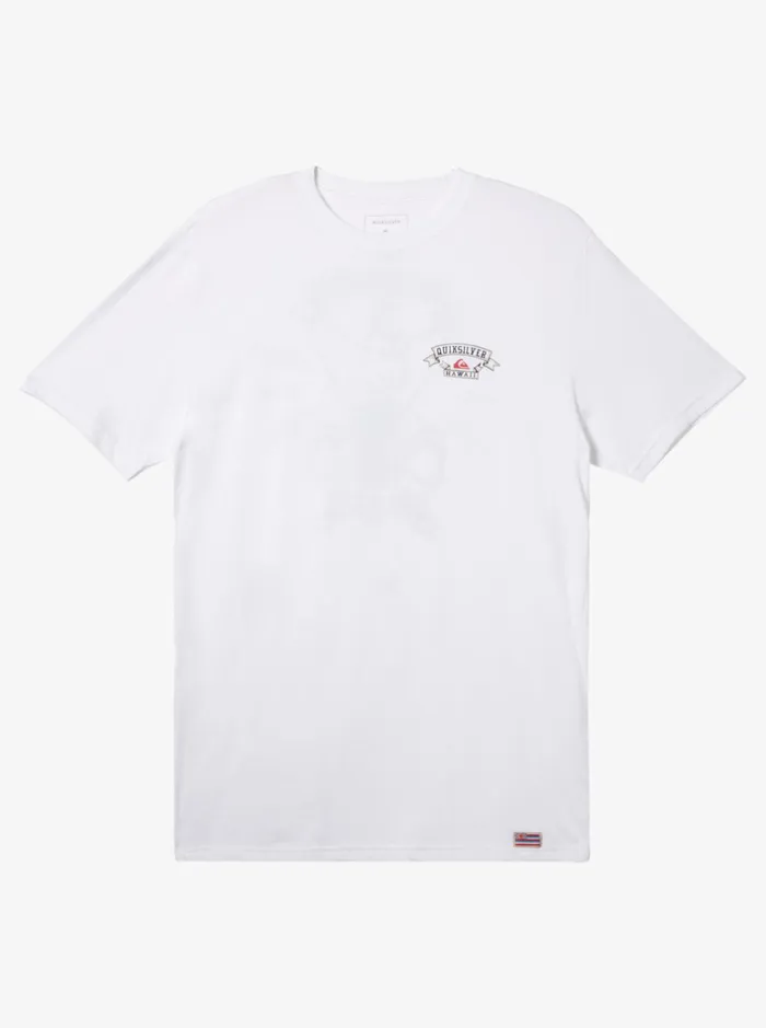 Tees Men Quiksilver Hi Flirting With Danger TShirt White