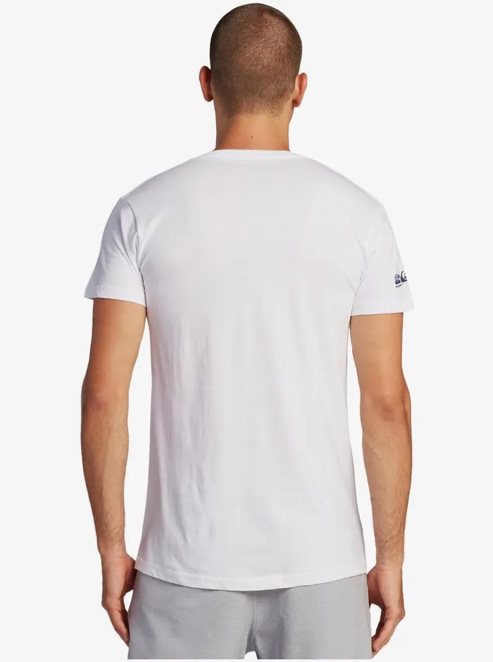 Tees Men Quiksilver Hi Ikaika TShirt White Tees Men Quiksilver Hi Ikaika TShirt White