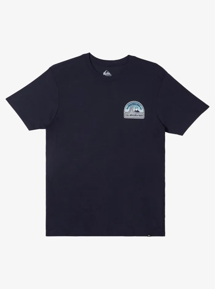 Tees Men Quiksilver In The Groove TShirt Navy Blazer