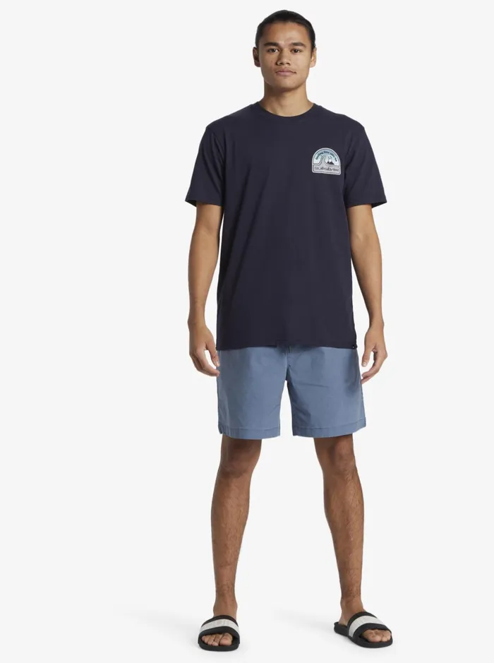 Tees Men Quiksilver In The Groove TShirt Navy Blazer Tees Men Quiksilver In The Groove TShirt Navy Blazer