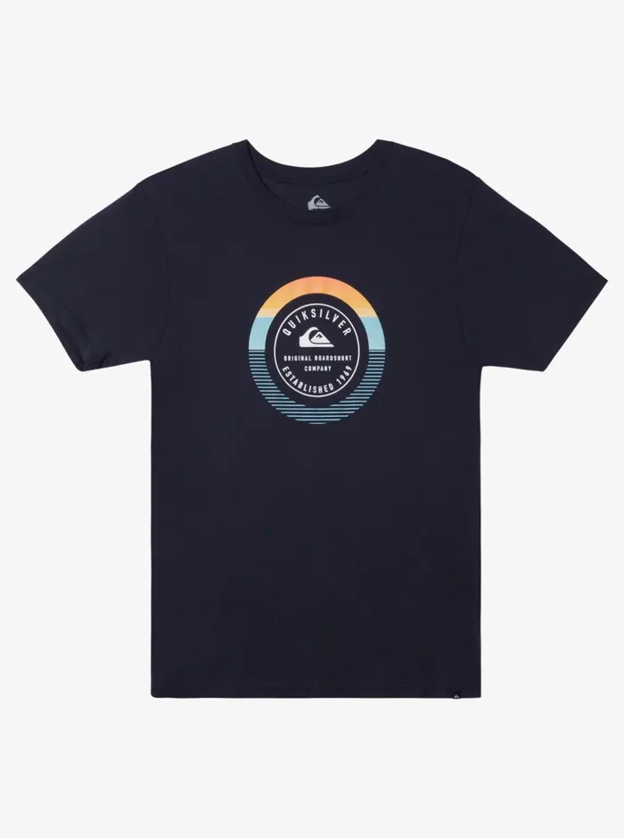 Tees Men Quiksilver Insta Fill TShirt Navy Blazer