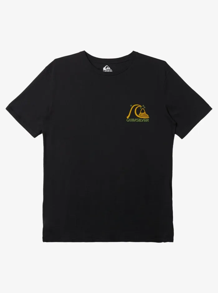 Tees Men Quiksilver Island Cap TShirt Black
