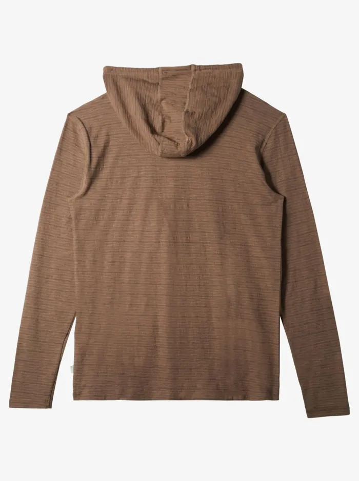 Tees Men Quiksilver Kentin Long Sleeves Hooded TShirt Kentin Fossil Tees Men Quiksilver Kentin Long Sleeves Hooded TShirt Kentin Fossil