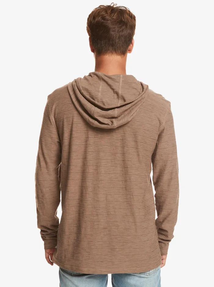 Tees Men Quiksilver Kentin Long Sleeves Hooded TShirt Kentin Fossil Tees Men Quiksilver Kentin Long Sleeves Hooded TShirt Kentin Fossil