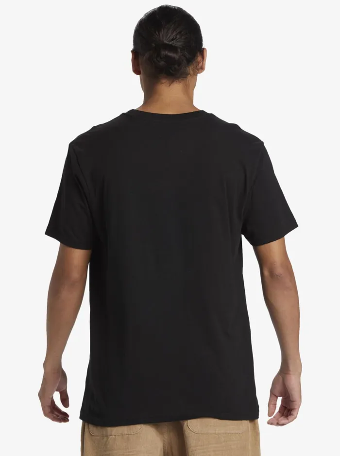 Tees Men Quiksilver Level Up TShirt Black Tees Men Quiksilver Level Up TShirt Black