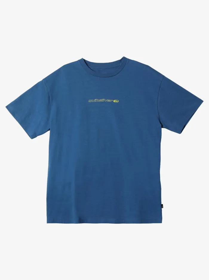 Tees Men Quiksilver New Instinct Short Sleeve Stn TShirt Dark Blue