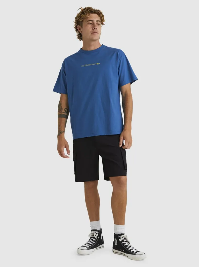 Tees Men Quiksilver New Instinct Short Sleeve Stn TShirt Dark Blue Tees Men Quiksilver New Instinct Short Sleeve Stn TShirt Dark Blue