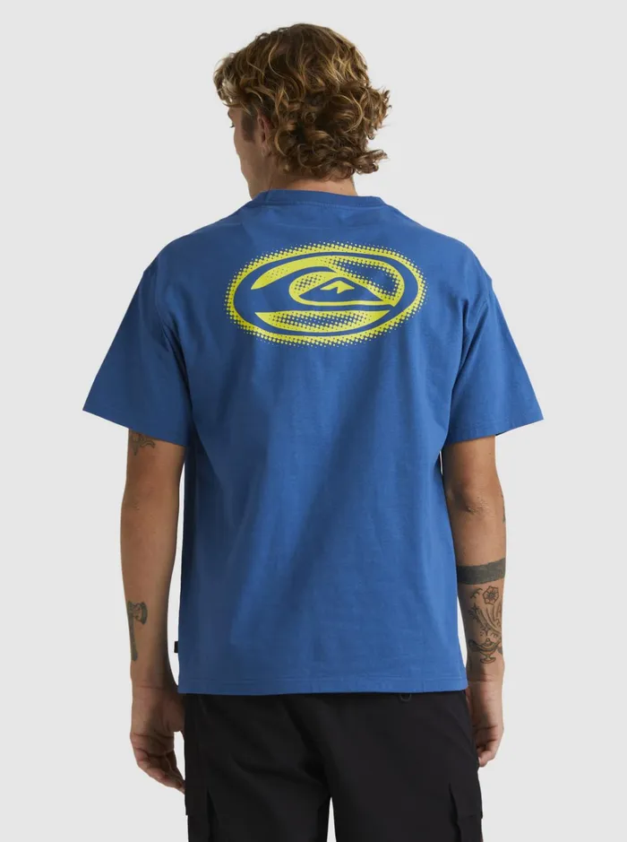 Tees Men Quiksilver New Instinct Short Sleeve Stn TShirt Dark Blue Tees Men Quiksilver New Instinct Short Sleeve Stn TShirt Dark Blue