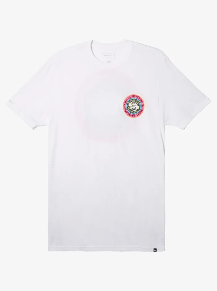 Tees Men Quiksilver Omni Circle TShirt White