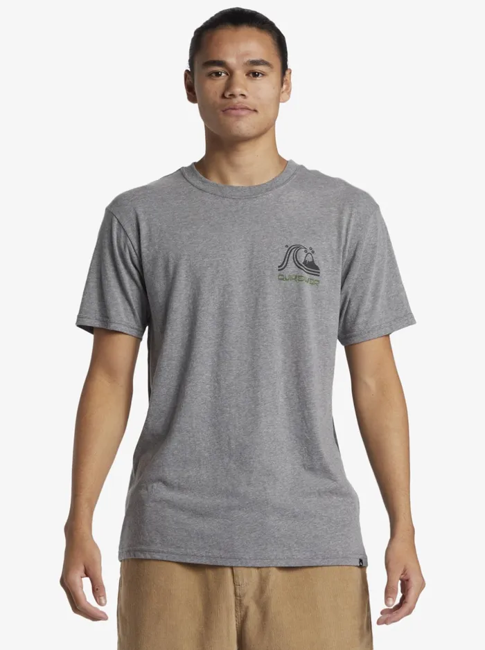 Tees Men Quiksilver Outer Island Mod TShirt Medium Grey Heather Tees Men Quiksilver Outer Island Mod TShirt Medium Grey Heather