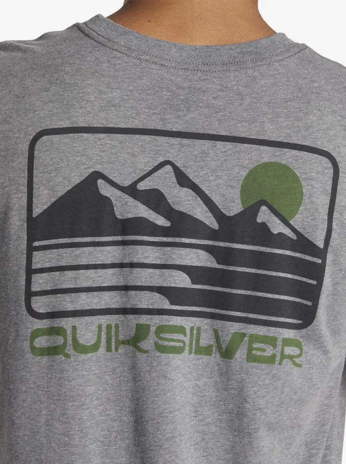 Tees Men Quiksilver Outer Island Mod TShirt Medium Grey Heather Tees Men Quiksilver Outer Island Mod TShirt Medium Grey Heather
