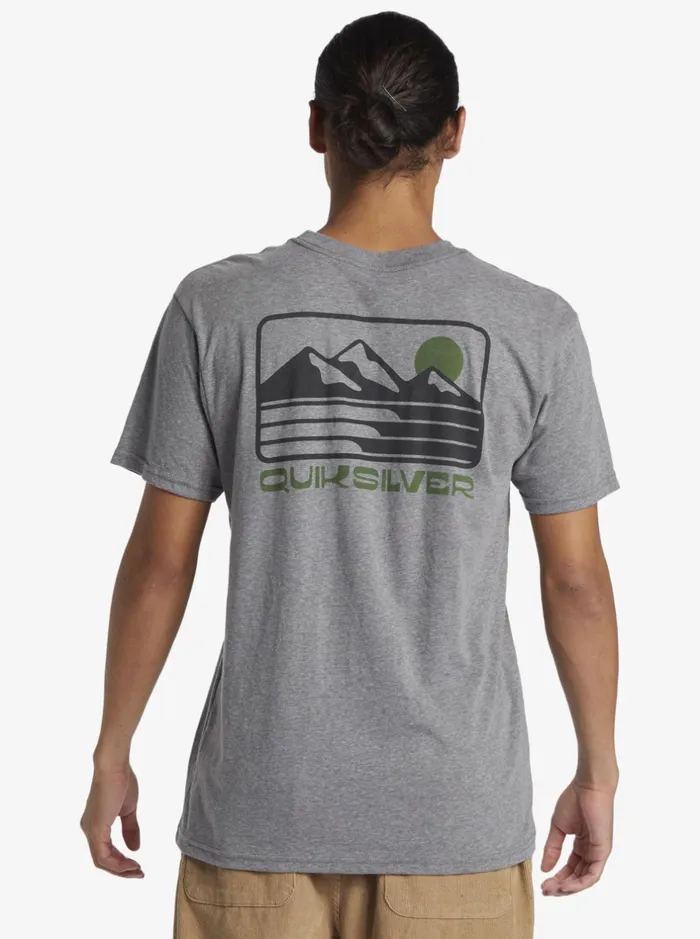 Tees Men Quiksilver Outer Island Mod TShirt Medium Grey Heather Tees Men Quiksilver Outer Island Mod TShirt Medium Grey Heather