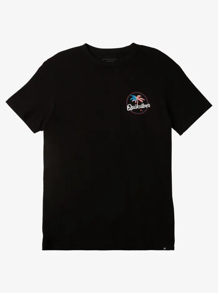 Tees Men Quiksilver Palm Breezy TShirt Black
