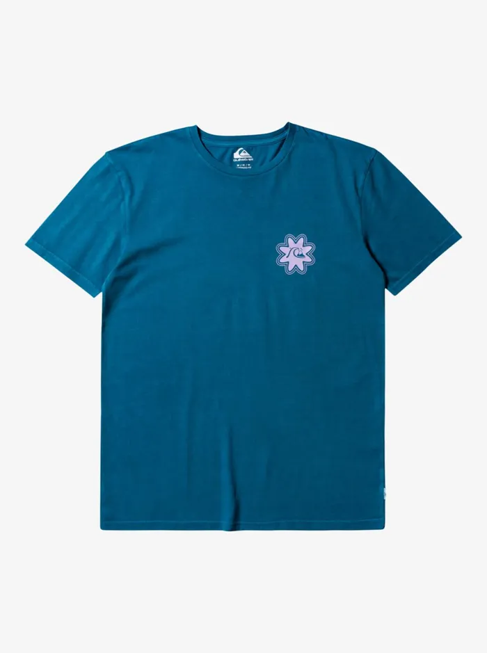 Tees Men Quiksilver Psyched TShirt Moroccan Blue