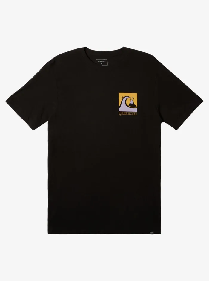 Tees Men Quiksilver Quik Blocks TShirt Black