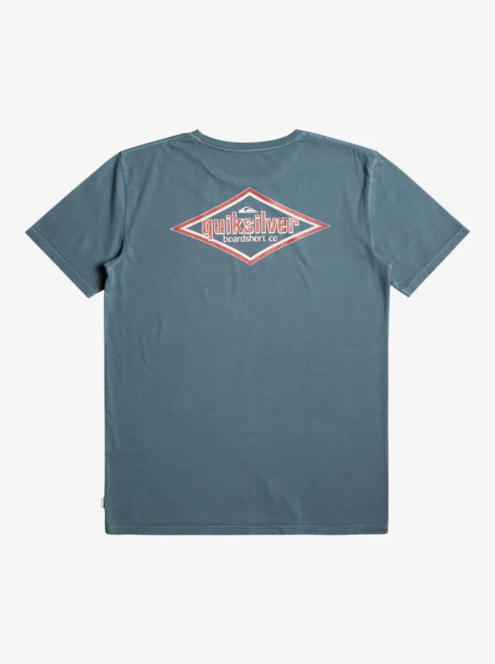 Tees Men Quiksilver Quik Words TShirt Bering Sea Tees Men Quiksilver Quik Words TShirt Bering Sea