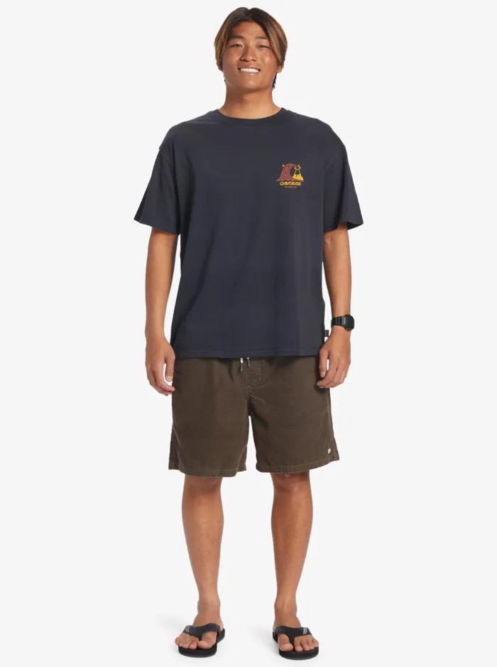 Tees Men Quiksilver Roadways Mnd TShirt Tarmac Tees Men Quiksilver Roadways Mnd TShirt Tarmac
