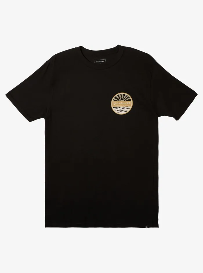 Tees Men Quiksilver Sea Brigade TShirt Black