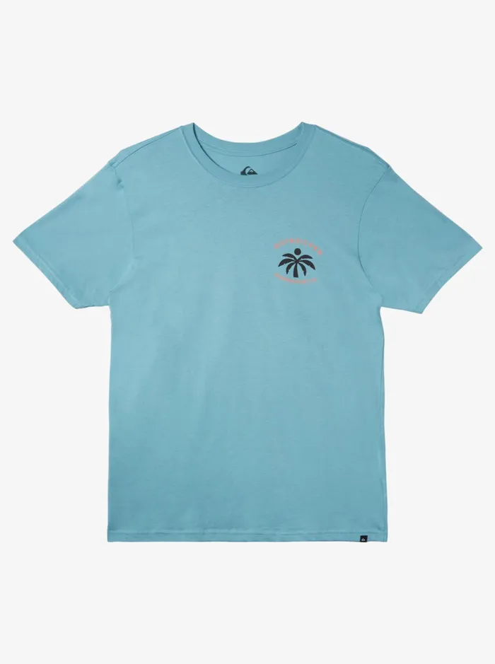 Tees Men Quiksilver Solo Arbol TShirt Reef Waters