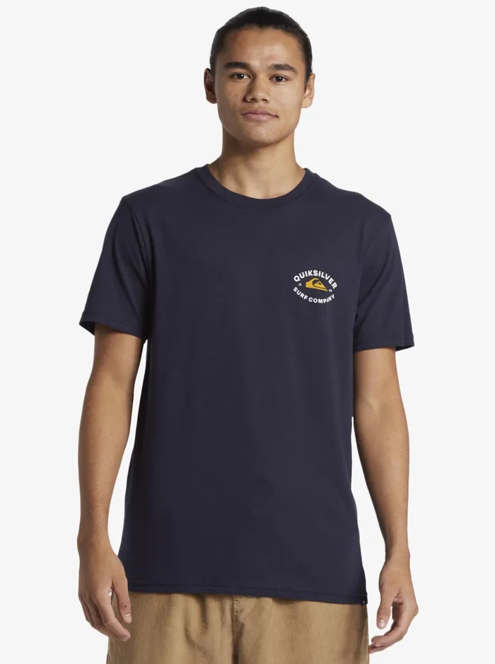 Tees Men Quiksilver Stay In Bounds TShirt Navy Blazer Tees Men Quiksilver Stay In Bounds TShirt Navy Blazer