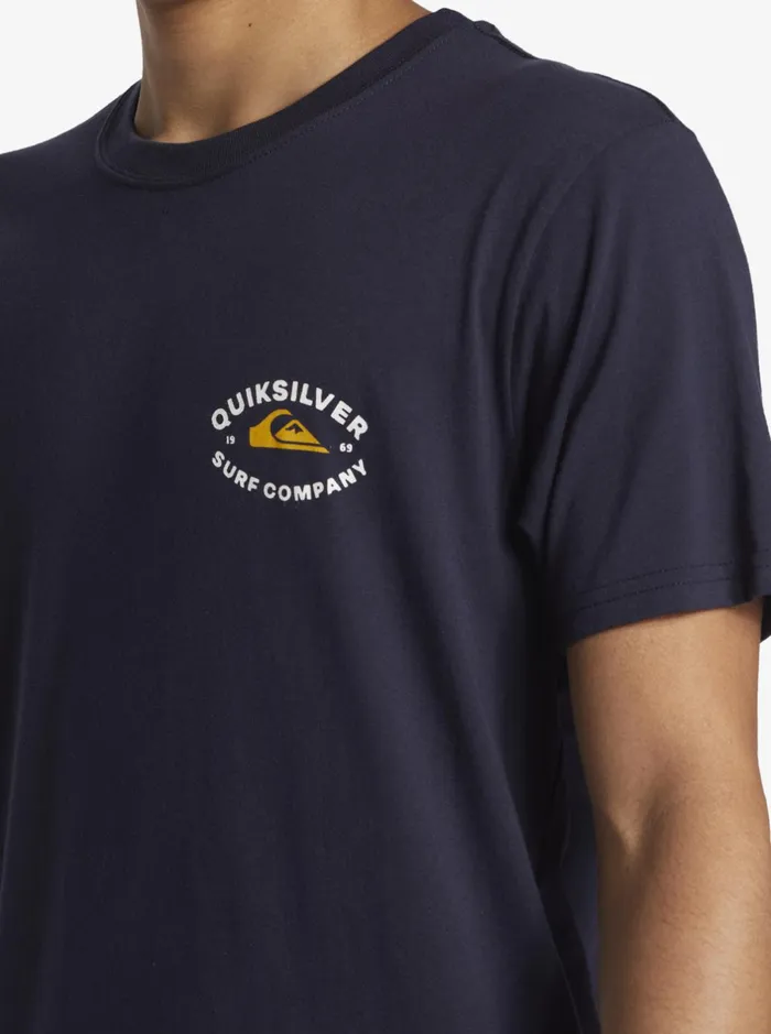 Tees Men Quiksilver Stay In Bounds TShirt Navy Blazer Tees Men Quiksilver Stay In Bounds TShirt Navy Blazer