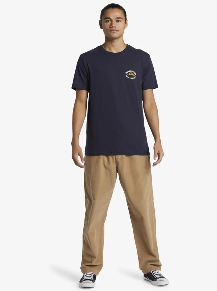 Tees Men Quiksilver Stay In Bounds TShirt Navy Blazer Tees Men Quiksilver Stay In Bounds TShirt Navy Blazer
