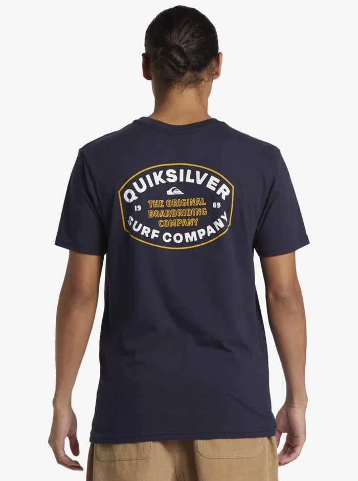 Tees Men Quiksilver Stay In Bounds TShirt Navy Blazer Tees Men Quiksilver Stay In Bounds TShirt Navy Blazer