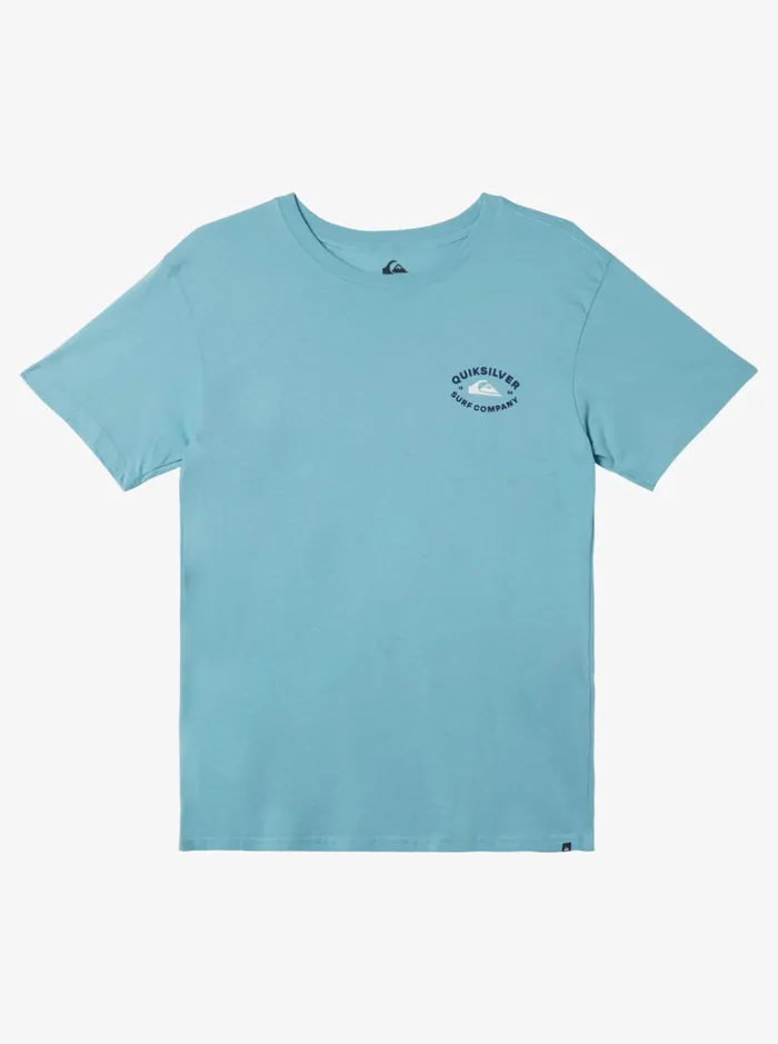 Tees Men Quiksilver Stay In Bounds TShirt Reef Waters