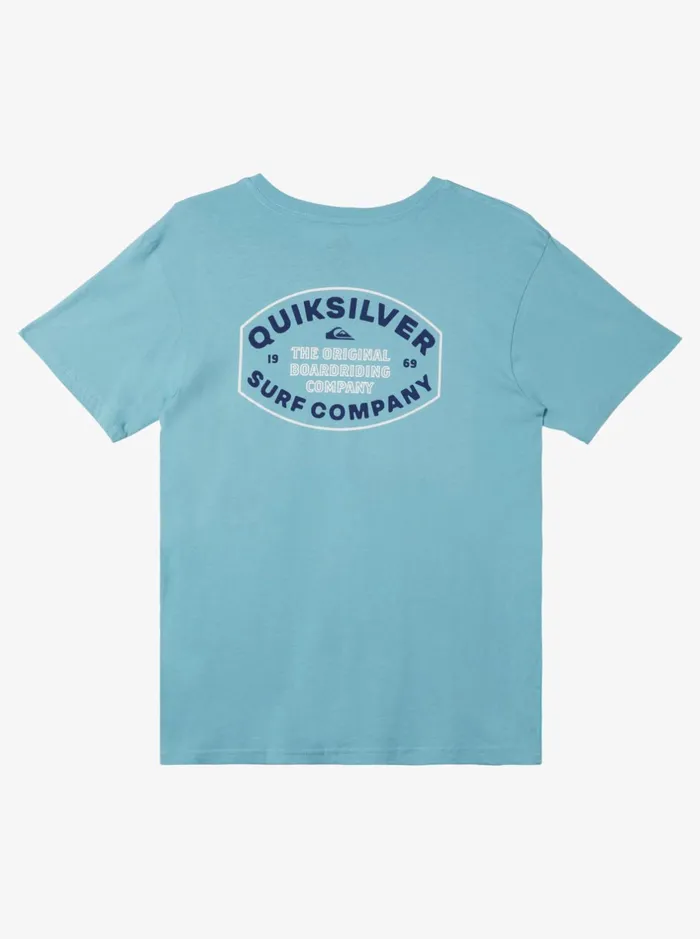 Tees Men Quiksilver Stay In Bounds TShirt Reef Waters Tees Men Quiksilver Stay In Bounds TShirt Reef Waters