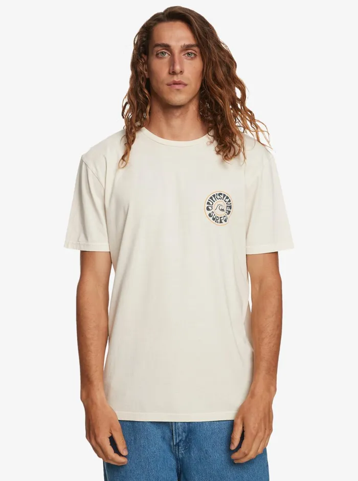 Tees Men Quiksilver Stranger Days TShirt Birch Tees Men Quiksilver Stranger Days TShirt Birch