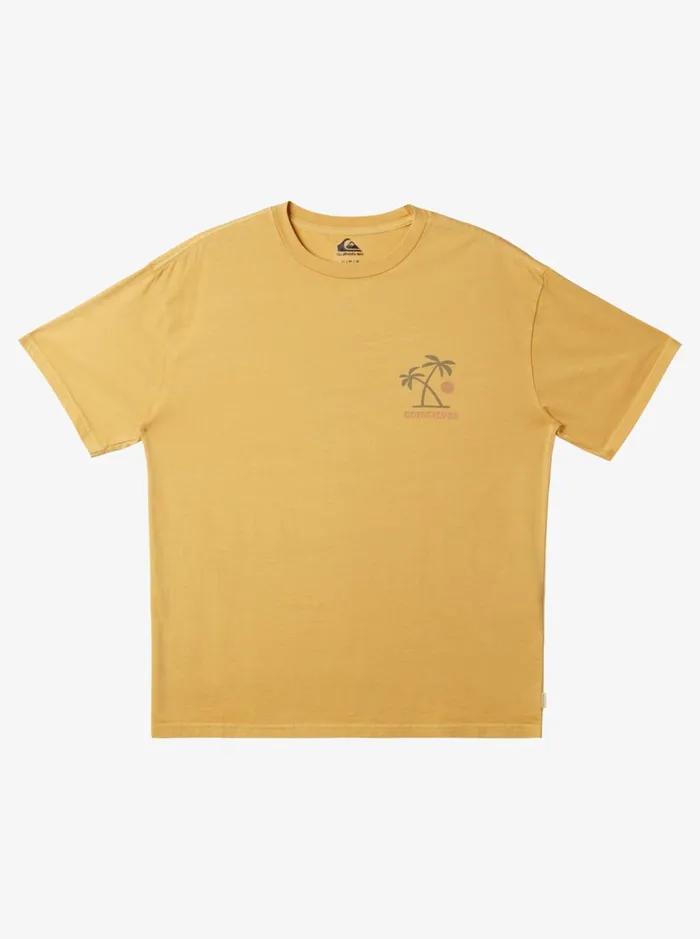 Tees Men Quiksilver Sunset Rituals TShirt Yolk Yellow