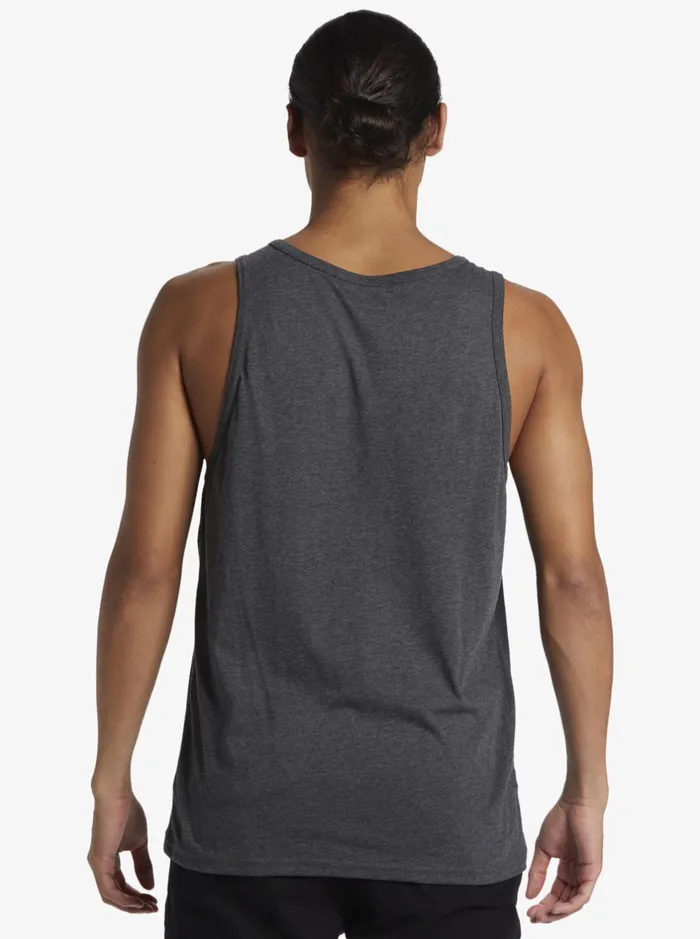 Tees Men Quiksilver Swell Vision Tank Mj0 TShirt Charcoal Heather Tees Men Quiksilver Swell Vision Tank Mj0 TShirt Charcoal Heather