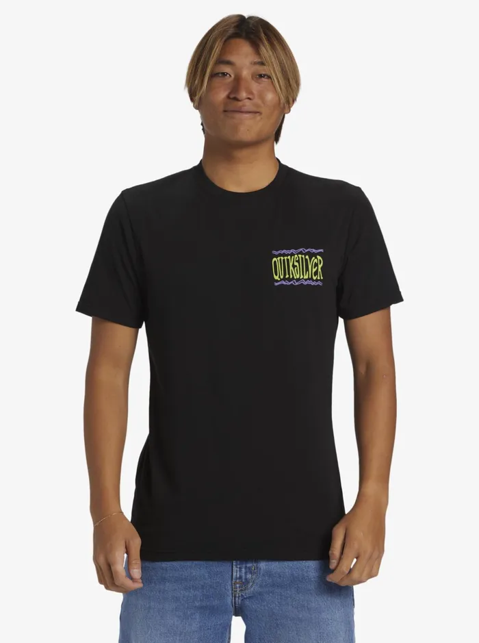 Tees Men Quiksilver Taking Roots TShirt Black Tees Men Quiksilver Taking Roots TShirt Black