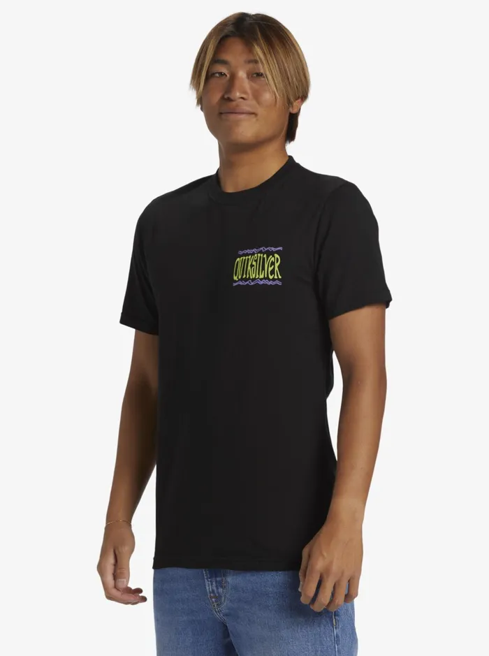 Tees Men Quiksilver Taking Roots TShirt Black Tees Men Quiksilver Taking Roots TShirt Black