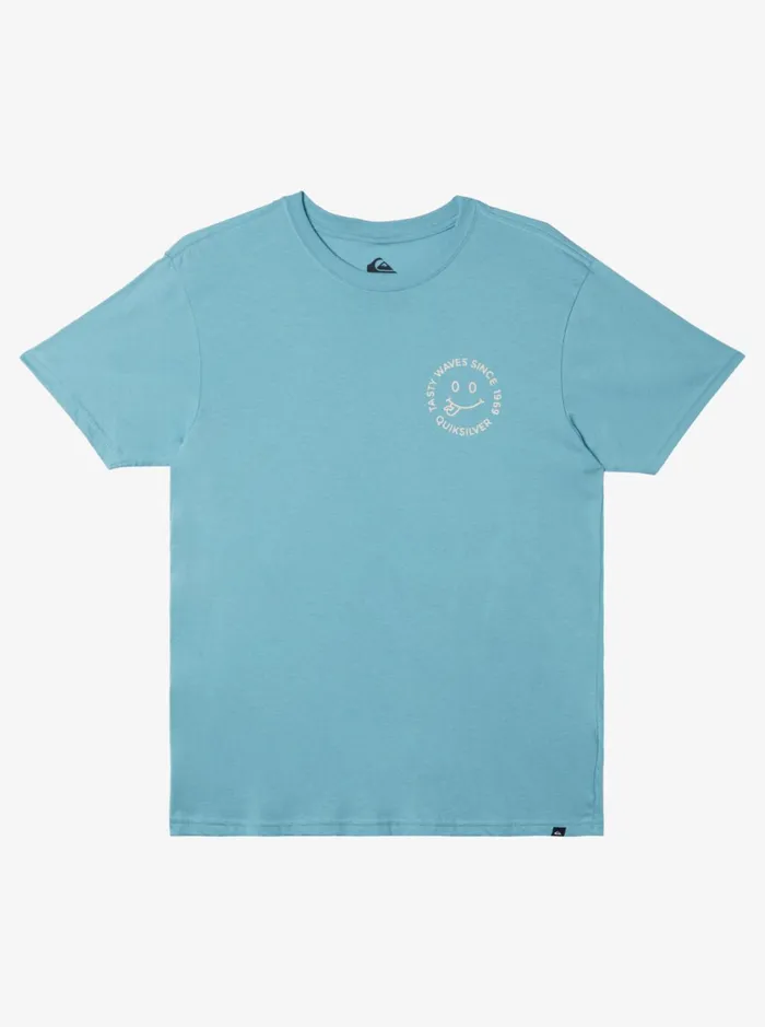 Tees Men Quiksilver Tasty Waves TShirt Reef Waters